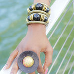 'Iyawa' Signature Ring© (Black/Gold)