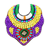 'Diki' Tribal Beaded Bib
