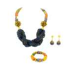 'Thema' Chunky Royalty Bib Set - Multi