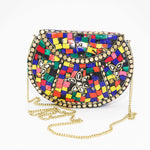 'Ani' Metal Mosaic Bag (Multi-Colored)